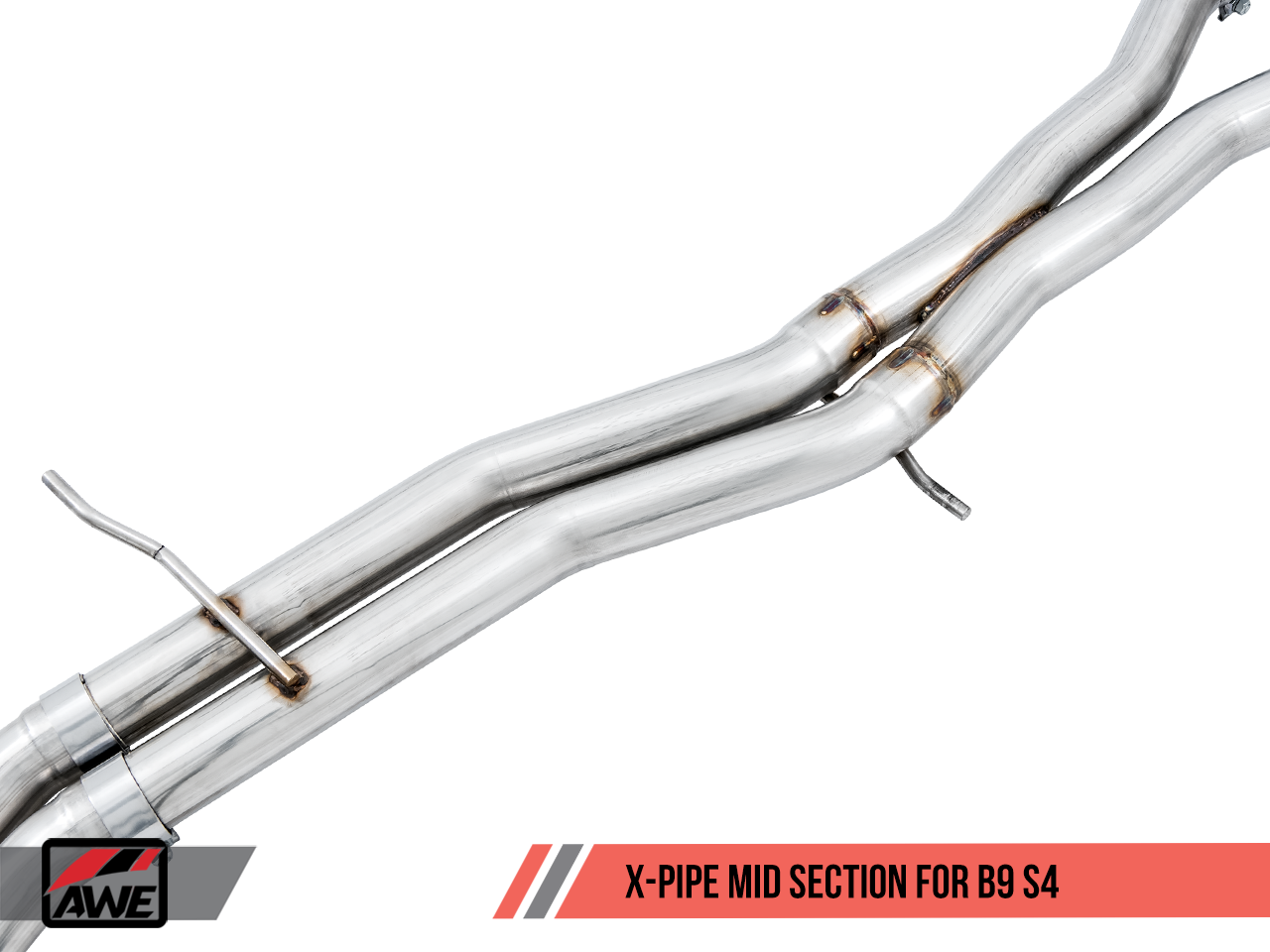 AWE SwitchPath™ Exhaust for B9 S4 - Resonated for Performance Catalyst - Motorsports LA