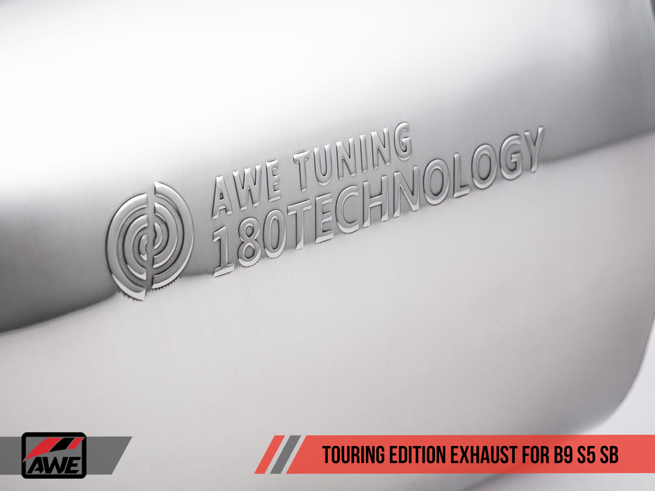AWE Touring Edition Exhaust for B9 S5 Sportback - Resonated for Performance Catalyst - Motorsports LA