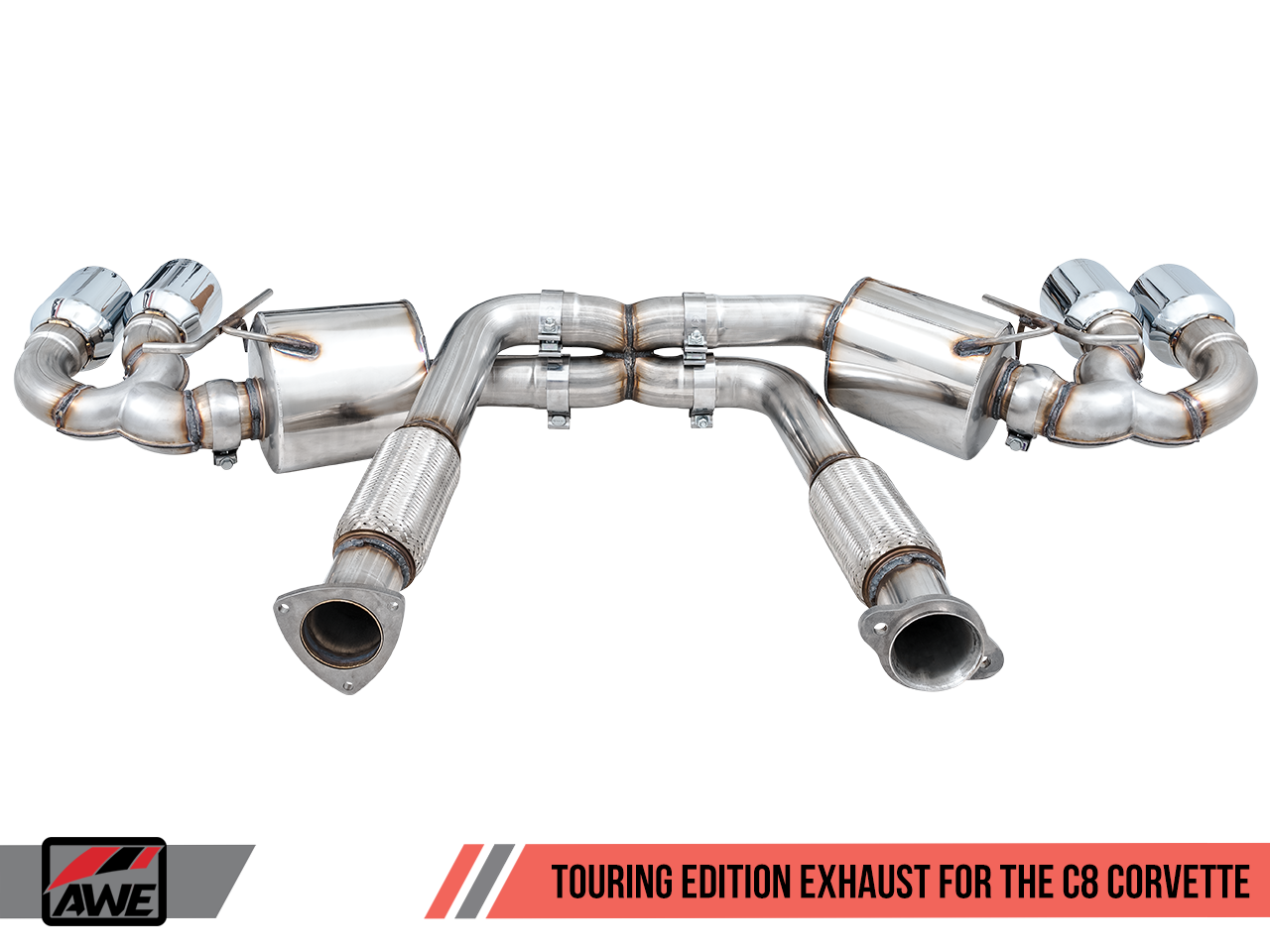 AWE Touring Edition Exhaust for C8 Corvette - Motorsports LA