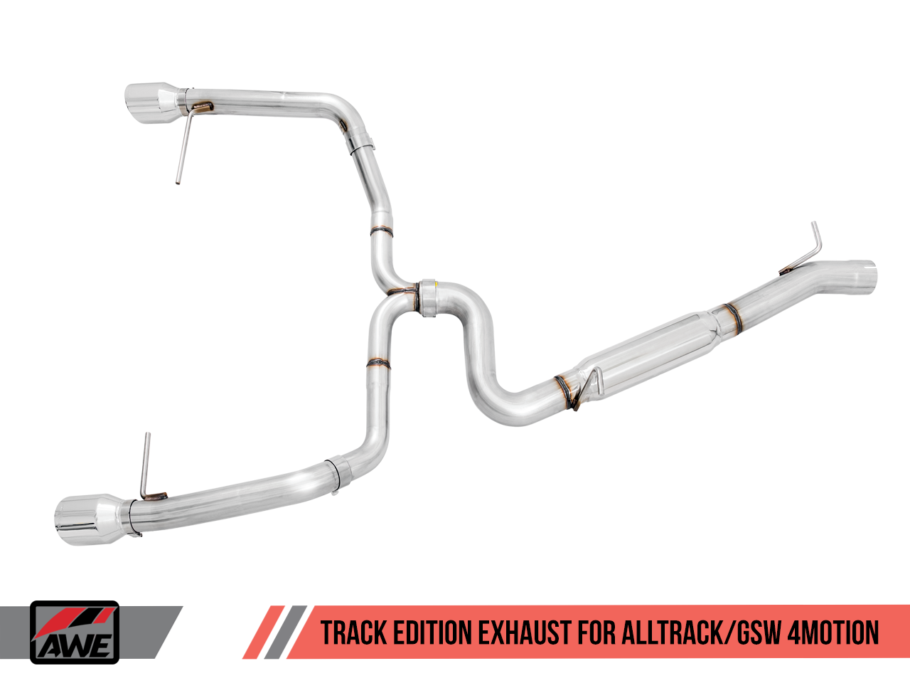 AWE Track Edition Exhaust for VW Golf Alltrack / Sportwagen 4Motion - Motorsports LA