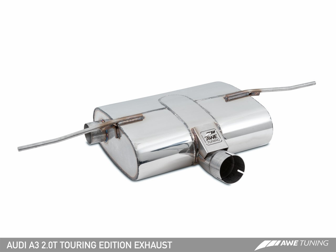 AWE Touring Edition Exhaust for Audi 8V A3 2.0T - Dual Outlet - Motorsports LA