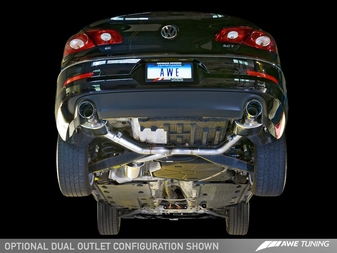 AWE Touring Edition Performance Exhaust for VW CC 2.0T - Motorsports LA