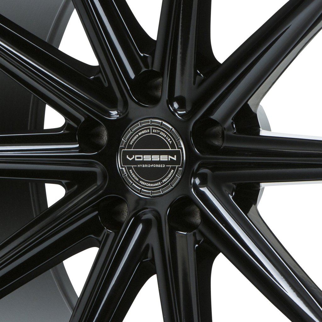 Hybrid Forged Billet Sport Cap Set For VF & HF Series Wheels (Gloss Black) - Motorsports LA