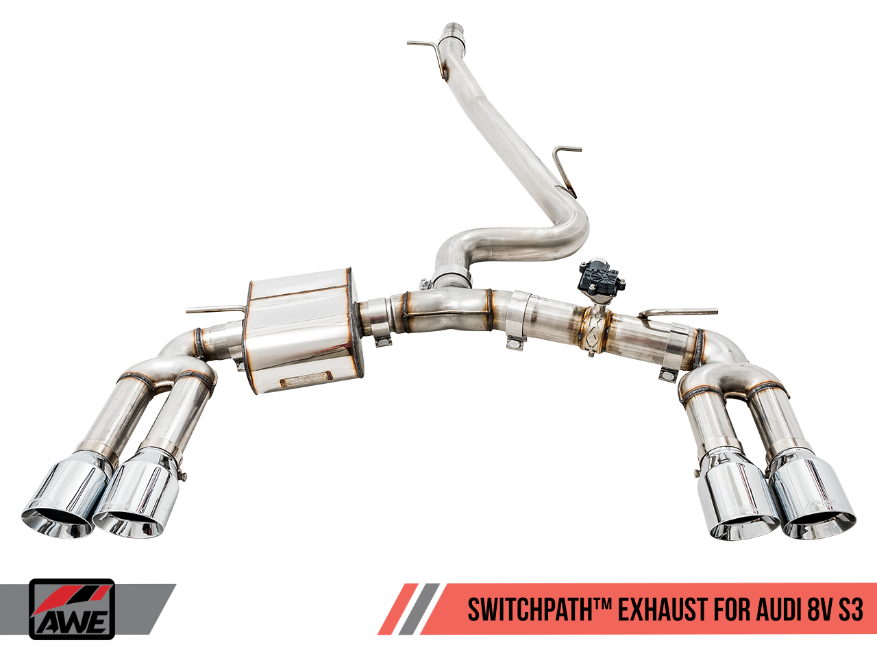 AWE Track Edition Exhaust for Audi 8V S3 - Motorsports LA