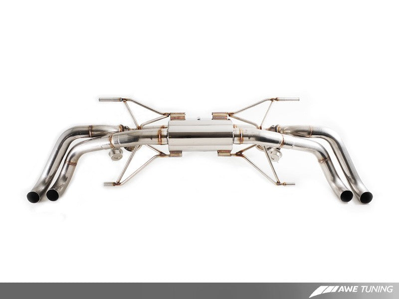 AWE Straight Pipe Exhaust for Audi R8 4.2L - Motorsports LA
