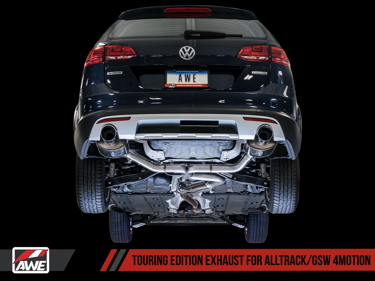 AWE Touring Edition Exhaust for VW Golf Alltrack / Sportwagen 4Motion - Motorsports LA
