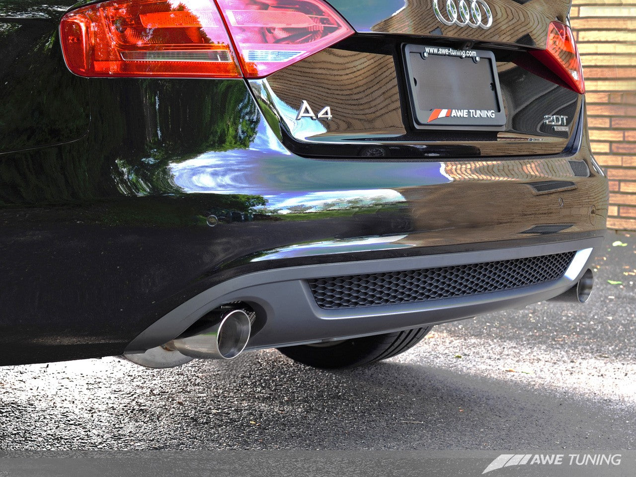 AWE Resonated Performance Downpipe for Audi B8 / B8.5 2.0T - Motorsports LA