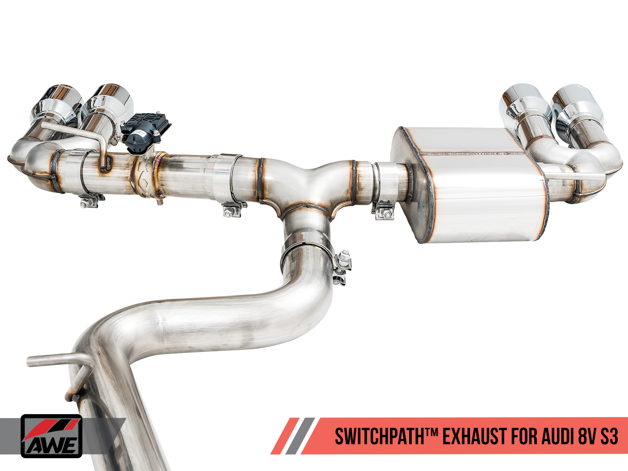 AWE Track Edition Exhaust for Audi 8V S3 - Motorsports LA