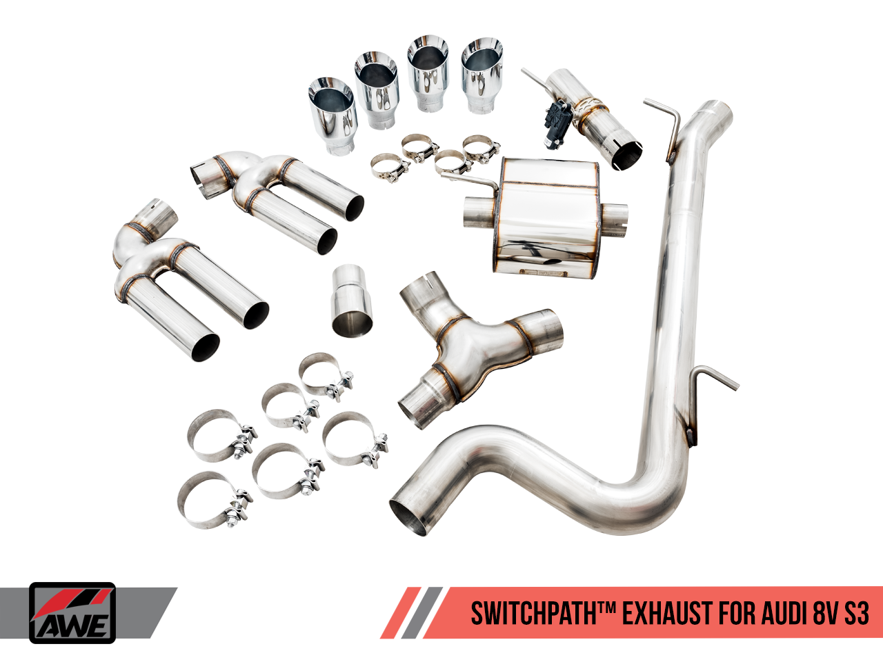 AWE SwitchPath™ Exhaust for Audi 8V S3 - Motorsports LA