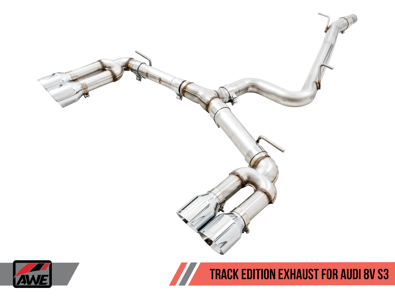 AWE Track Edition Exhaust for Audi 8V S3 - Motorsports LA