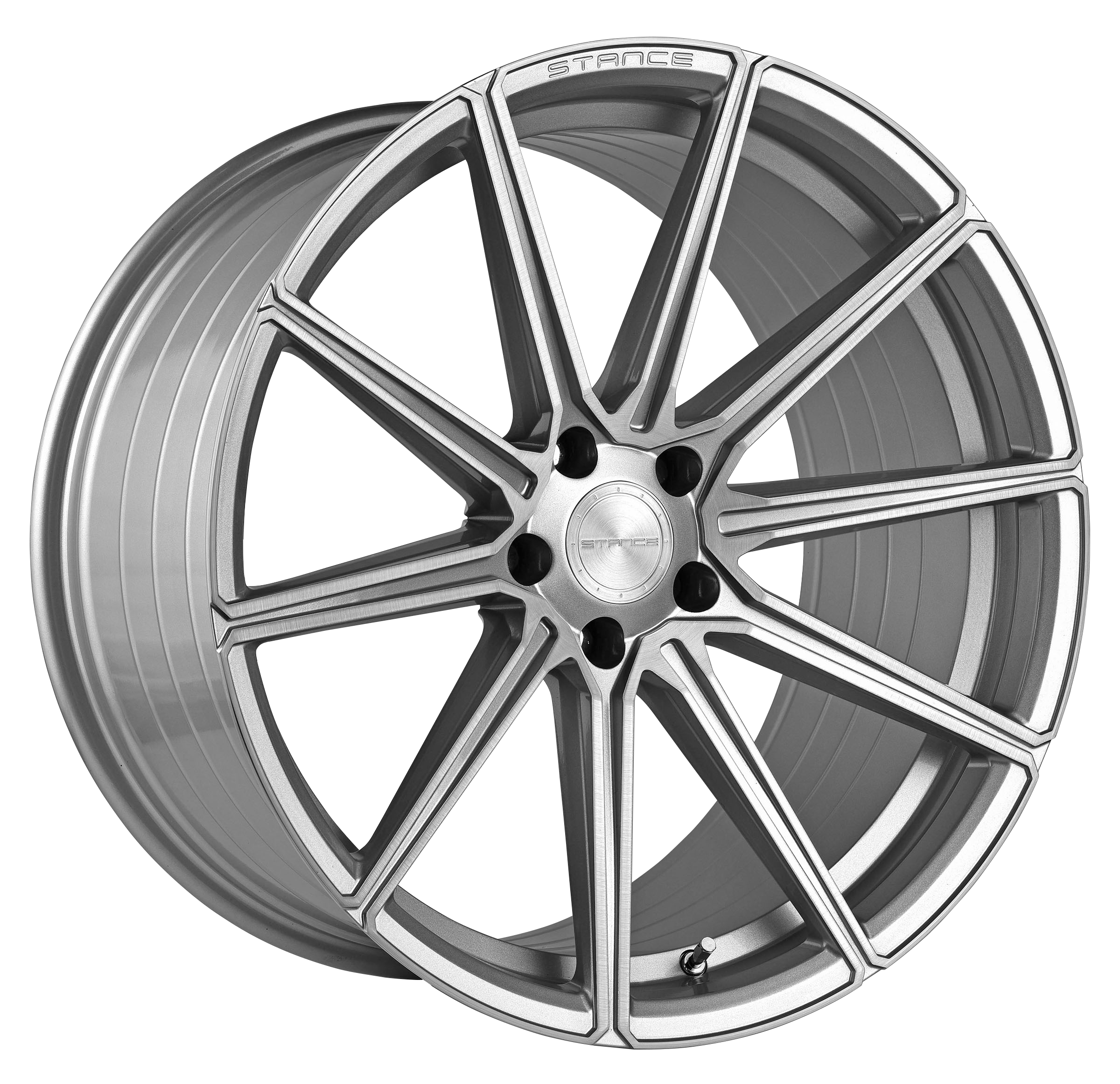 20” Stance SF09 Brush Silver Concave Wheels - Set of 4 - - Motorsports LA