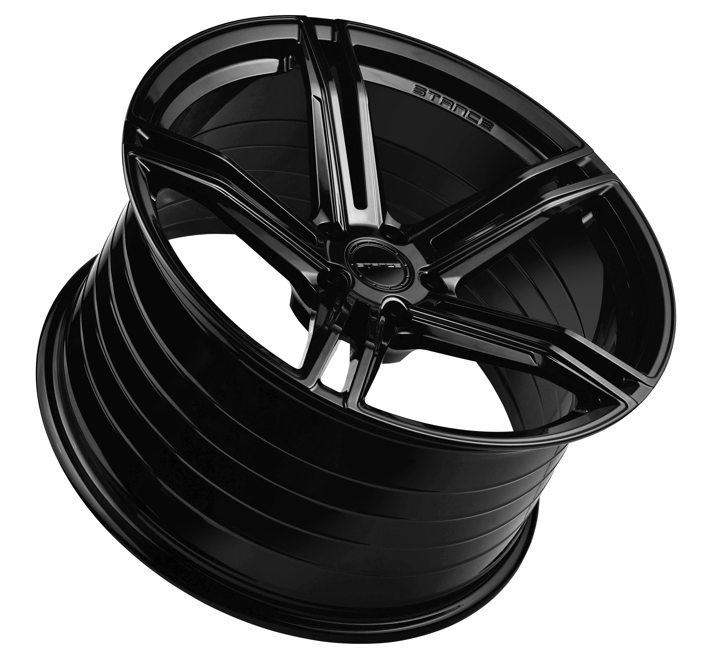 19” Stance SF08 Gloss Black Concave Wheels - Set of 4 - - Motorsports LA