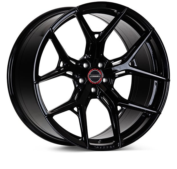 Gloss Black Vossen HF5 Wheels for C8 Chevrolet Corvette 20x9 21x12 Motorsports LA