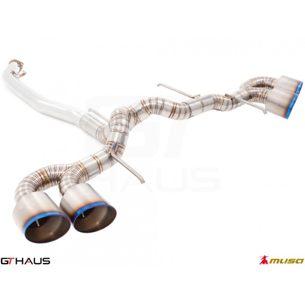 GT HAUS - MUSA EXHAUST SYSTEM - NISSAN (R35) SKYLINE GT-R GTR (V6 TURBO COUPE) 2011+ POST FACELIFT - Motorsports LA