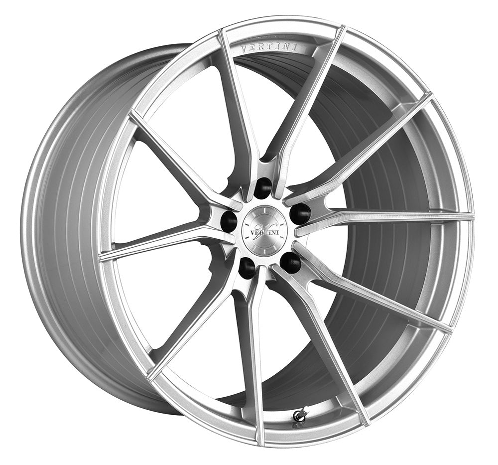 19” Vertini RFS1.2 Brush Silver Wheels - Set of 4 - Motorsports LA