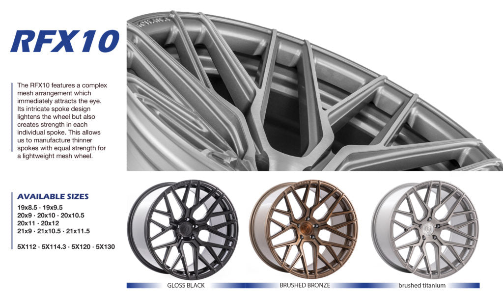 Rohana RFX10 Corvette C8 20x9 21x10.5