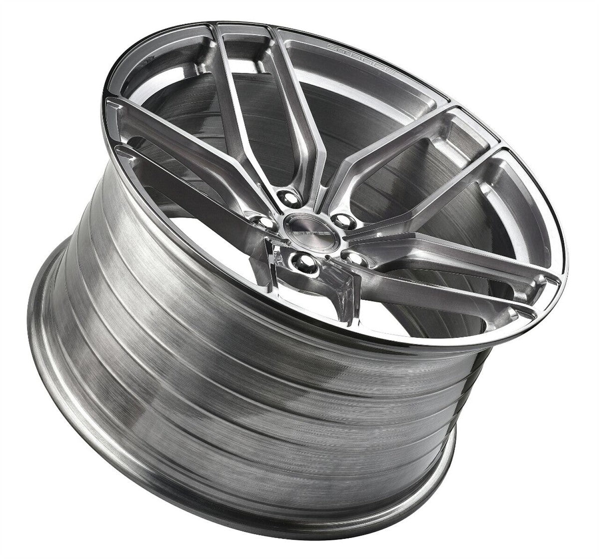 19” Stance SF03 Brushed Titanium  Concave Wheels - Set of 4 - Motorsports LA