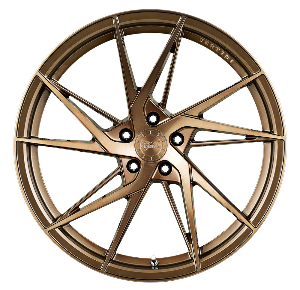 19” Vertini RFS1.9 Brushed Dual Bronze Concave Wheels - Set of 4 - Motorsports LA