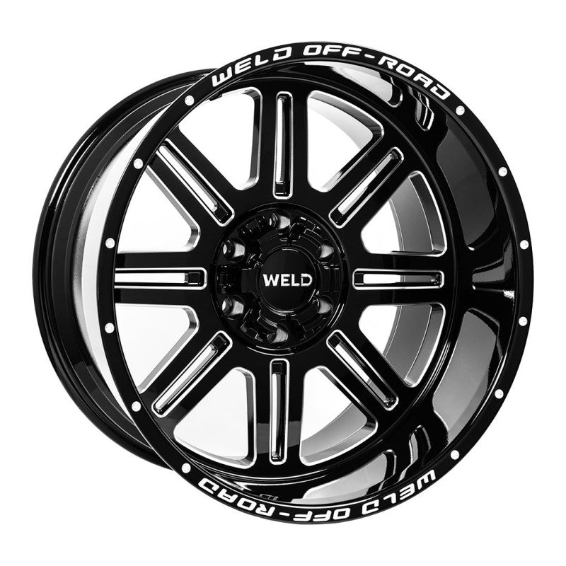 WELD Off-Road Chasm W103 - Gloss Black Milled - 20" 5 Lug - Motorsports LA