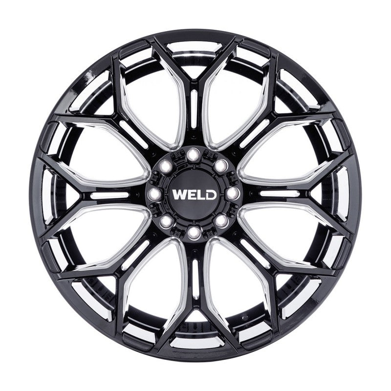 WELD Off-Road Gradient W111 - Gloss Black Milled - 22" 5 Lug - Motorsports LA