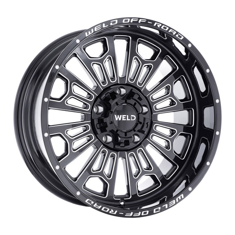 WELD Off-Road Elicit W114 - Gloss Black Milled - 20" 5 Lug - Motorsports LA